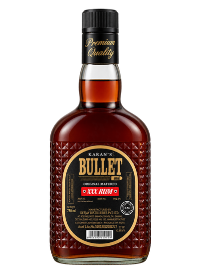 Karan's Bullet Original XXX Rum 750 ml